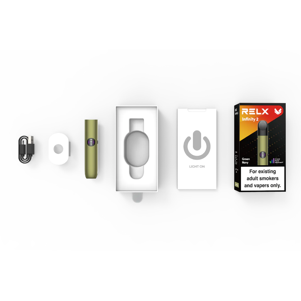 RELX Infinity2 Device Green Navy - Image 3
