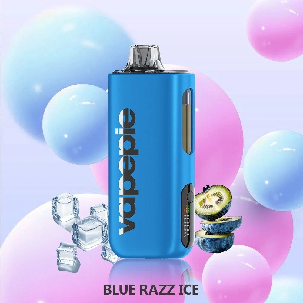 vapepie max 40000 puffs blue razz ice